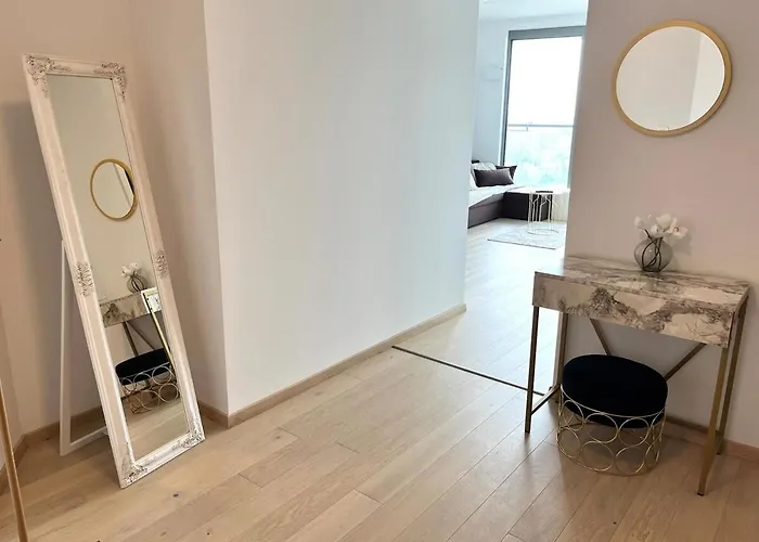 아파트 Luxury Aparment In Eurovea Tower 브라티슬라바